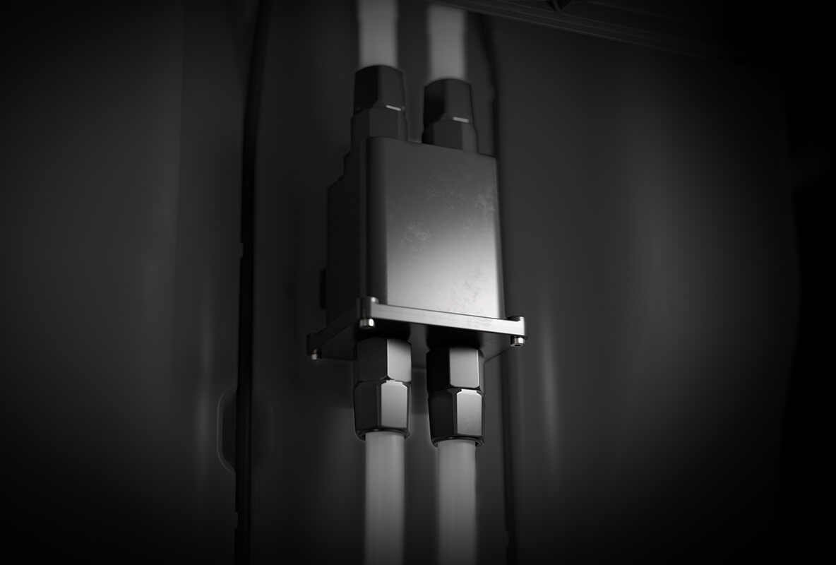 Medidor de flujo electromagnético de doble canal